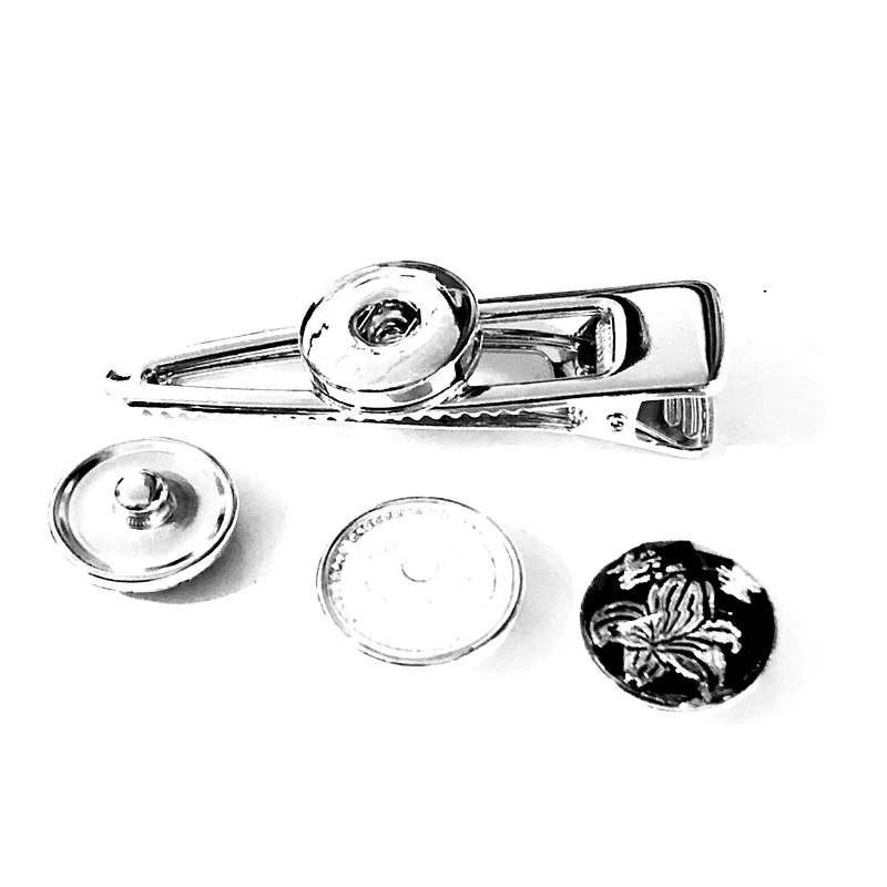 Hairclip met verwisselbaar design incl. 2 gratis buttons