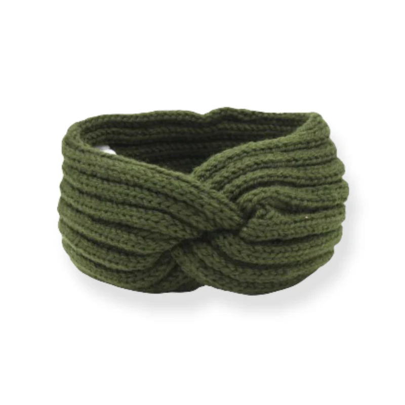 Groen Haarband oorwarmer