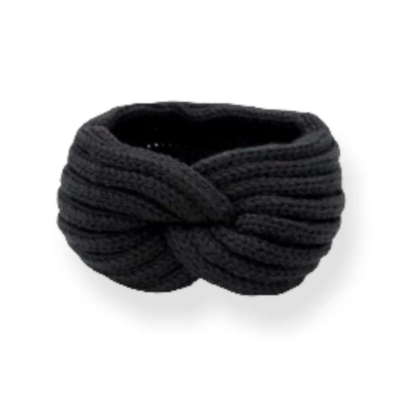 Zwart Haarband oorwarmer