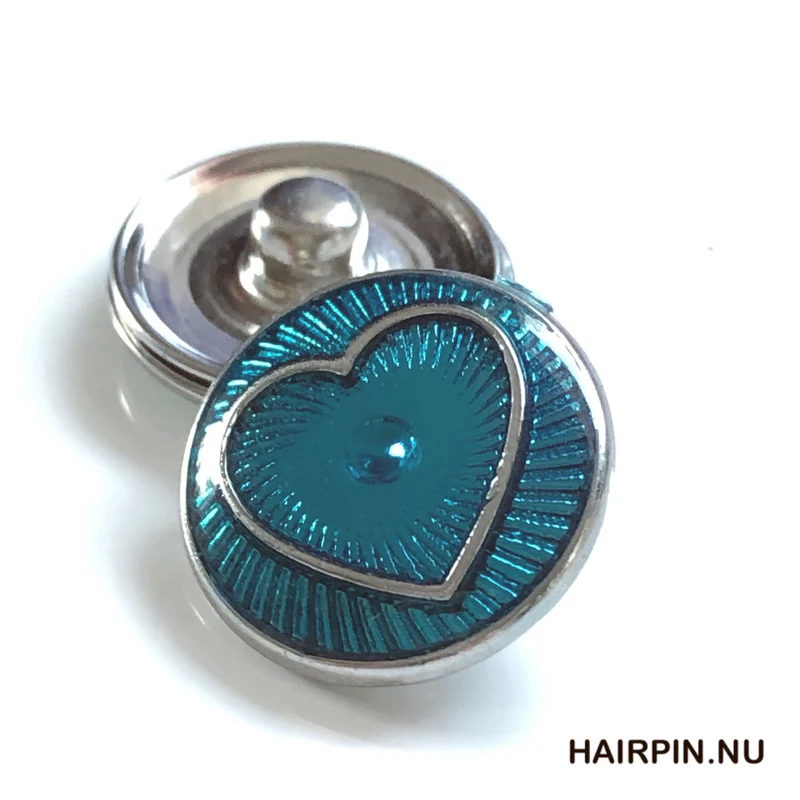 Metal Hairpin click / chunk button 069