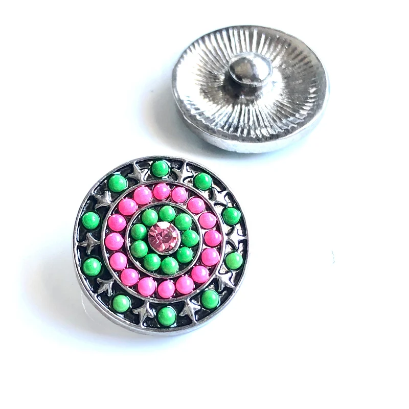 Metal Hairpin click / chunk button 03