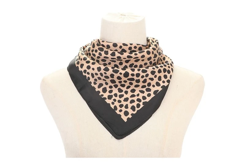 Sjaal Napels - Khaki Dot