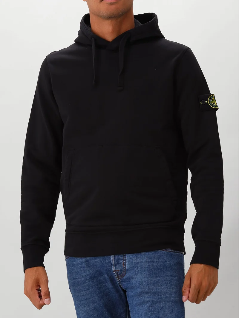 Stone Island Hoodie Zwart