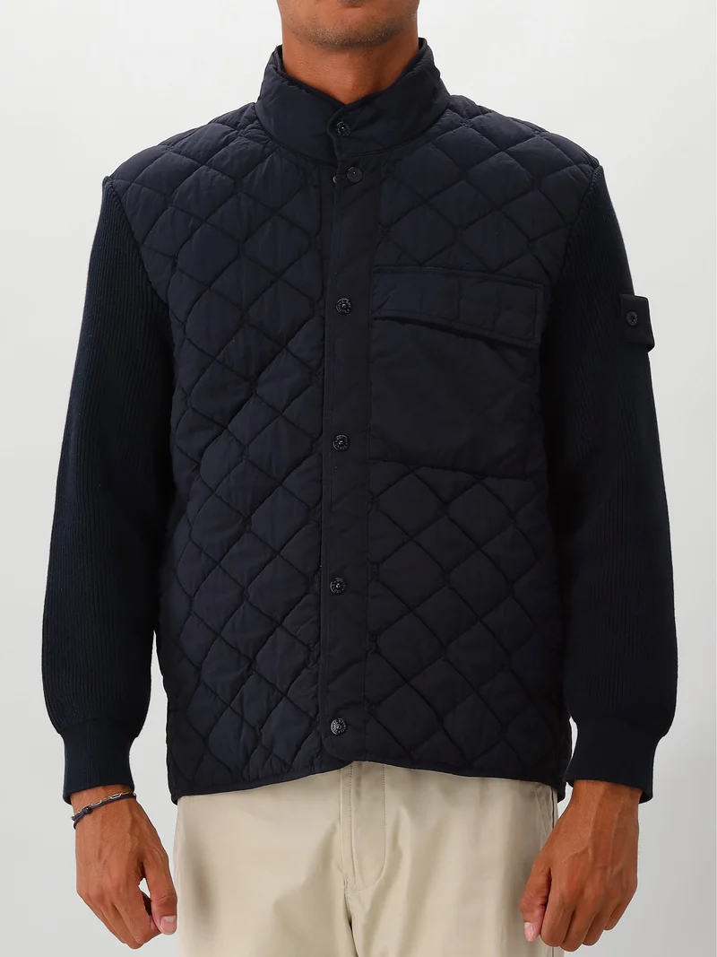 Stone Island Jas Blauw Ghost