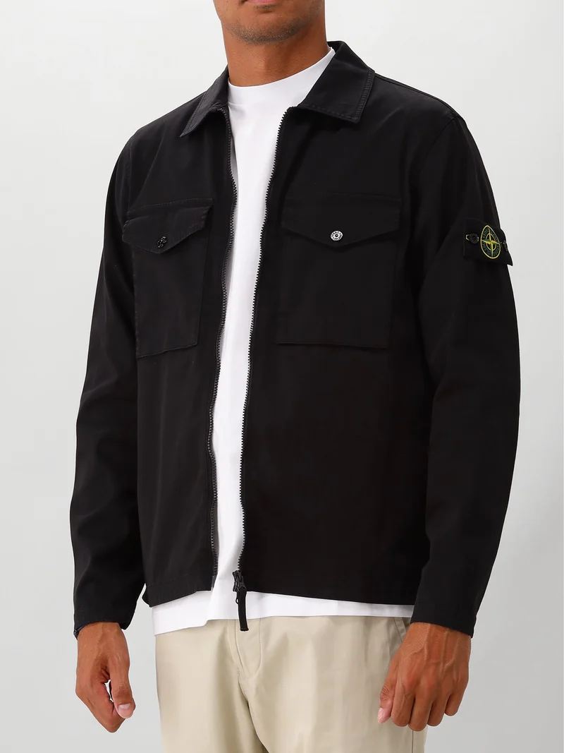 Stone Island Overshirt Zwart