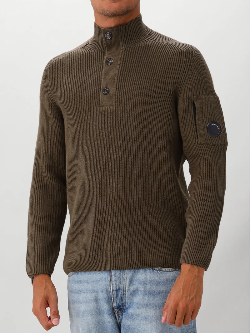 C.P. Company Gebreide Trui Groen