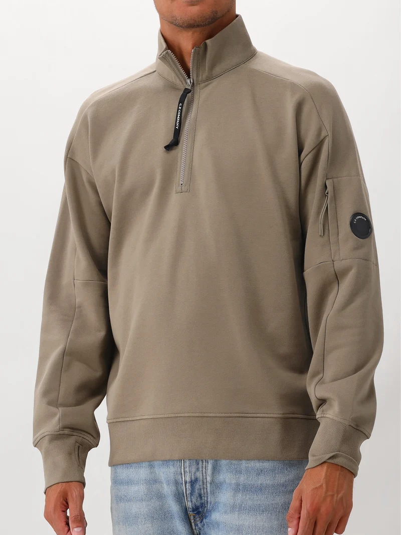C.P. Company Half Zip Sweater Groen