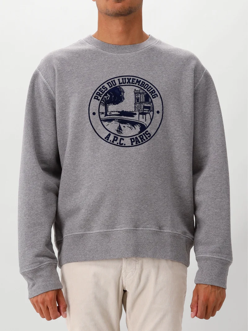 A.P.C. Sweater Grijs Luxembourg
