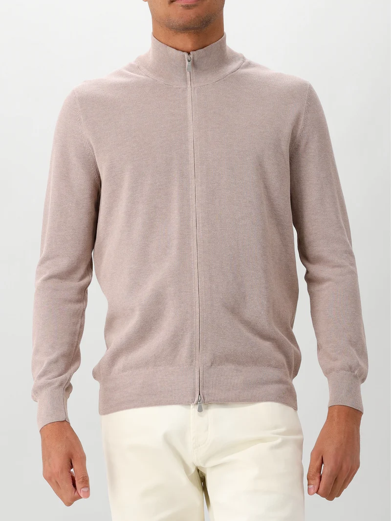 Gran Sasso Gebreid Vest Bruin