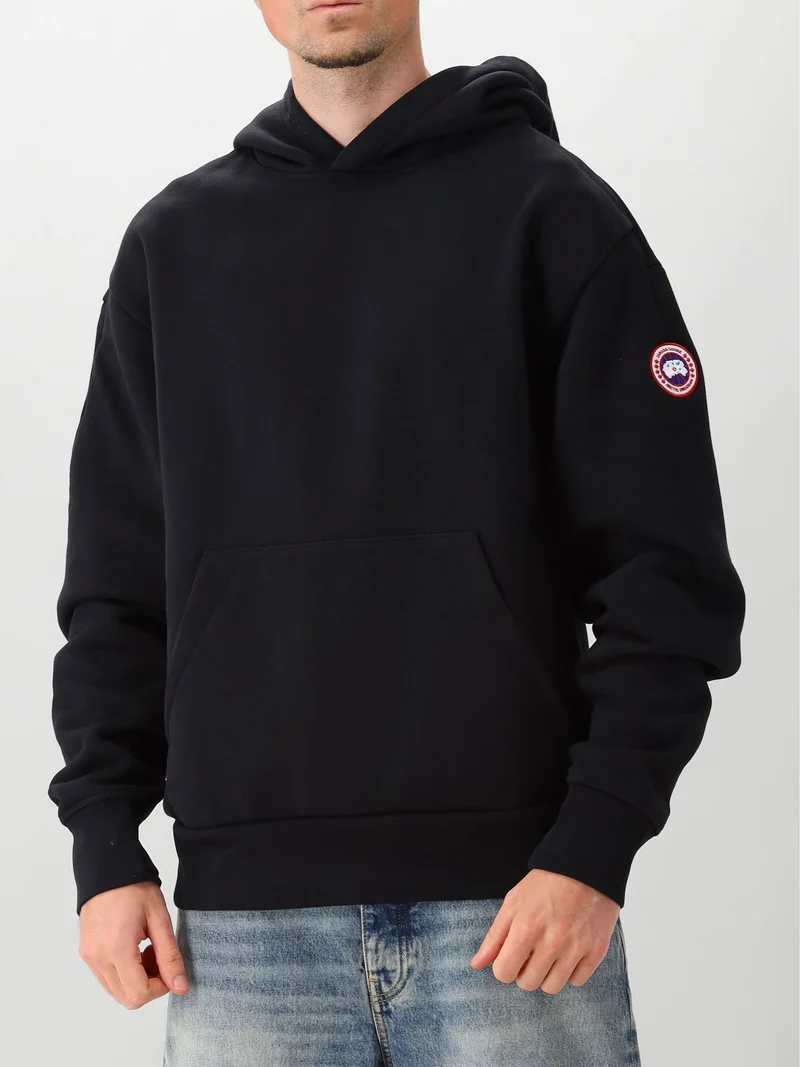 Canada Goose Hoodie Zwart Tobermory Heavyweight