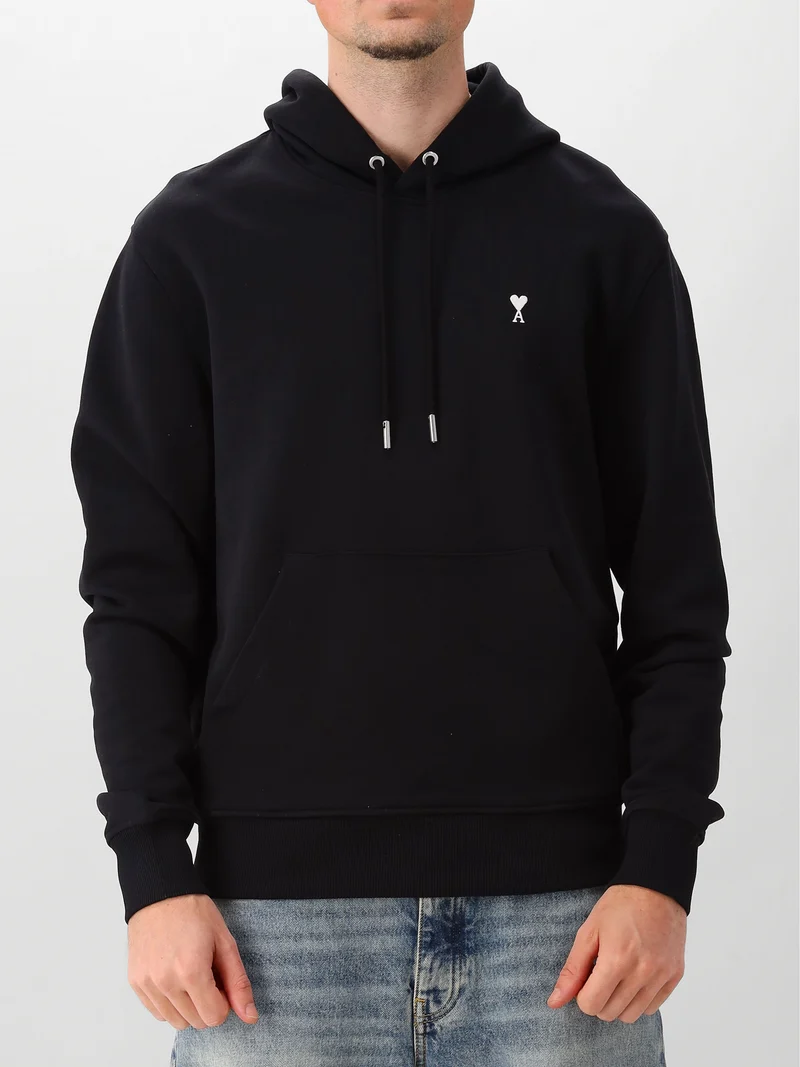 Ami Paris Hoodie Zwart