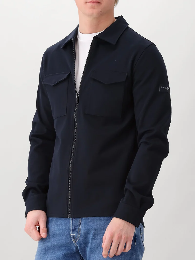 Cavallaro Overshirt Blauw Zeradino