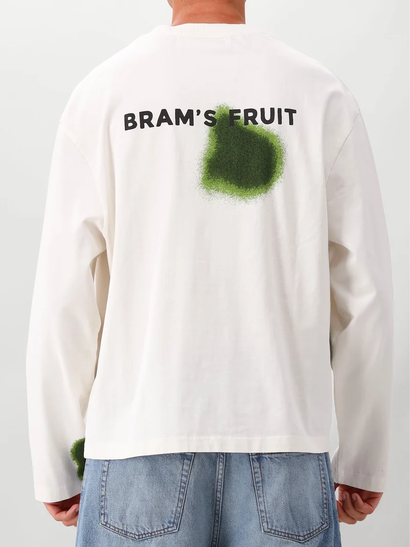 Bram's Fruit Longsleeve Wit Grass Stain