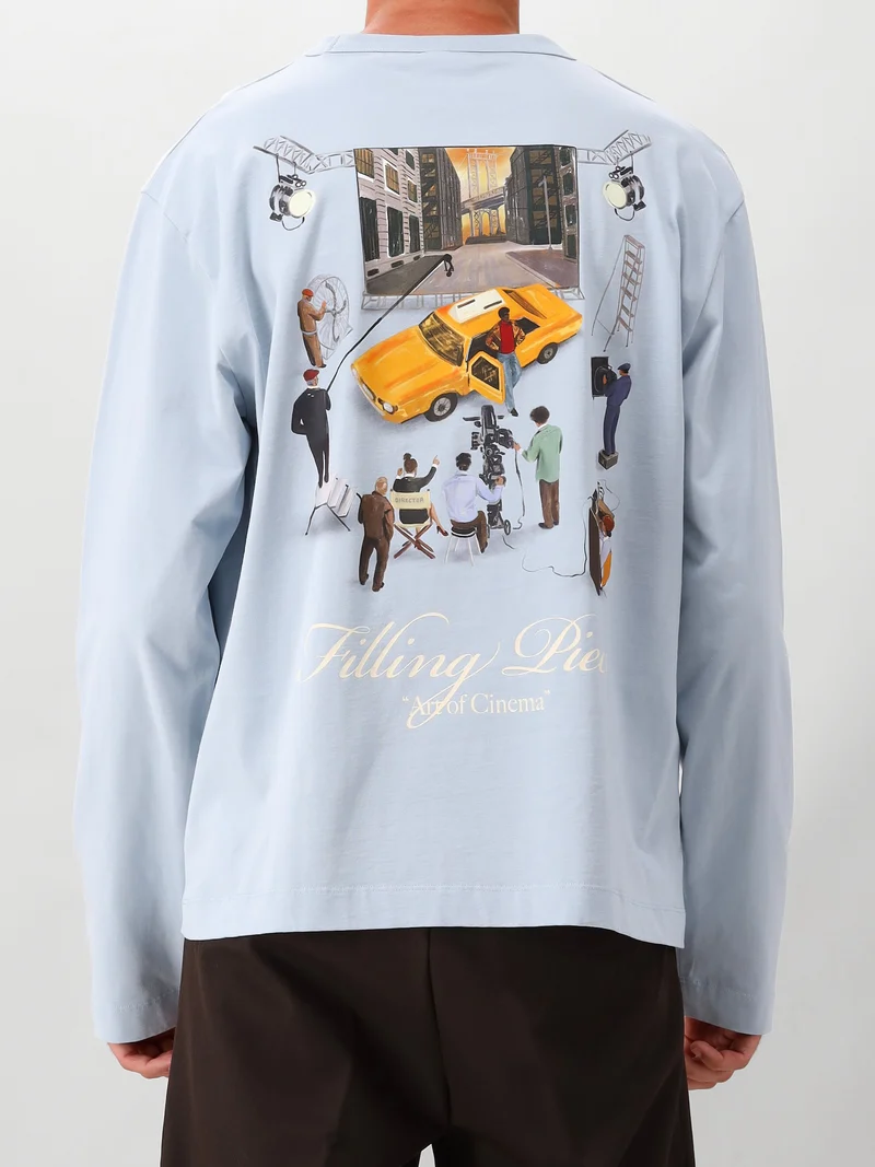 Filling Pieces Longsleeve Blauw Film Set