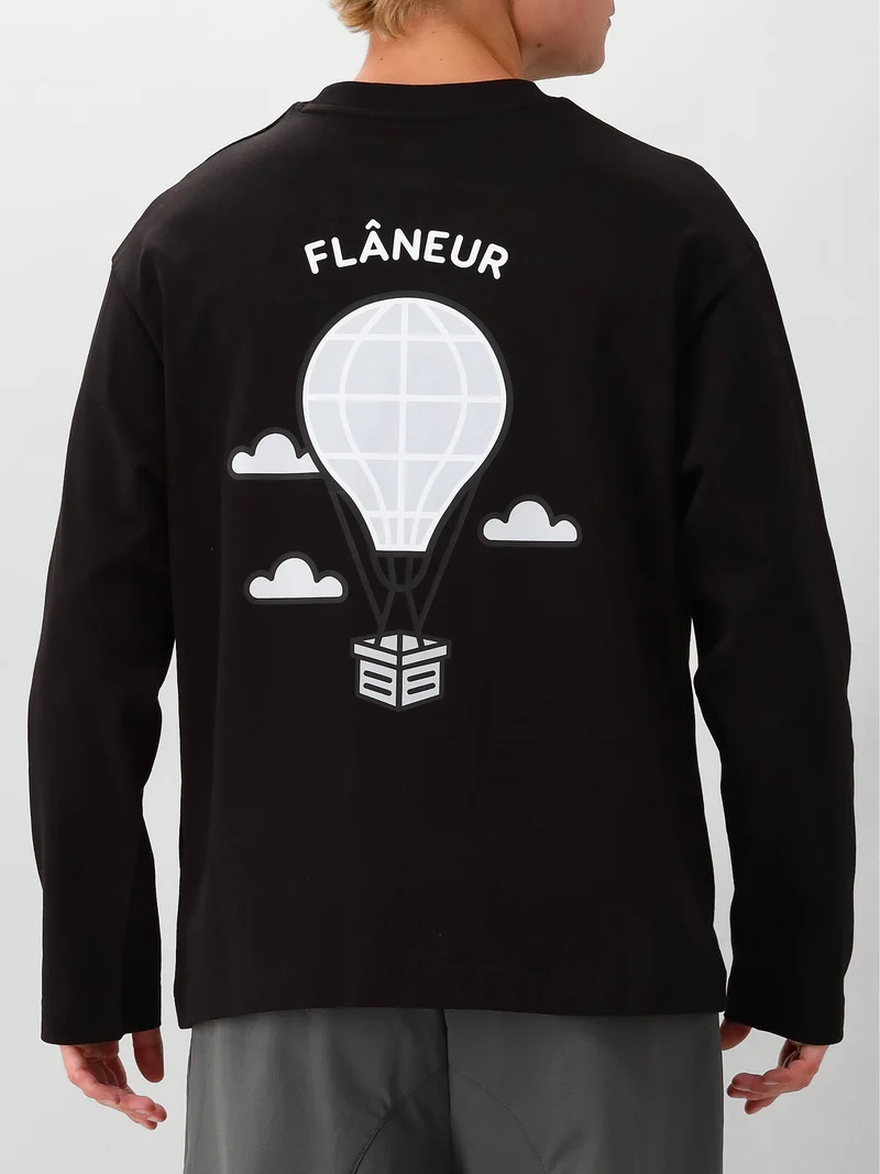 Flâneur Longsleeve Zwart Balloon