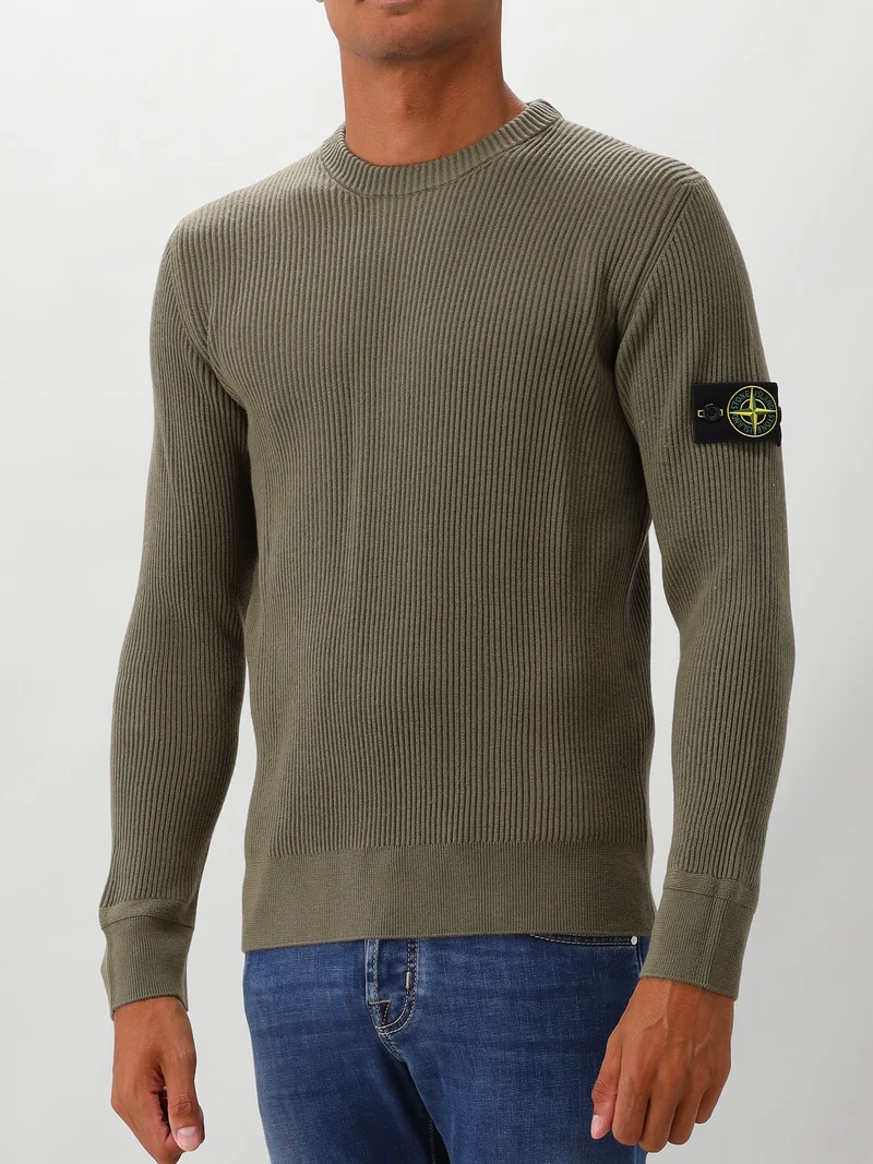 Stone Island Gebreide Trui Groen