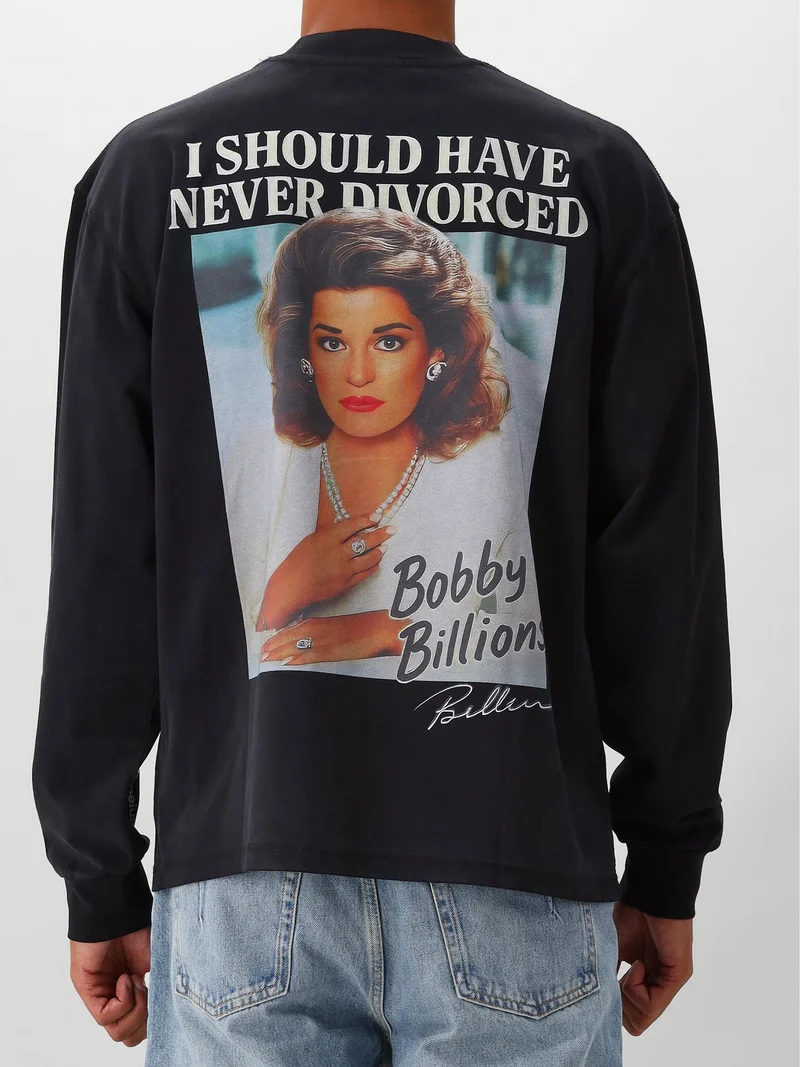 Hopeium Longsleeve Zwart Divorce