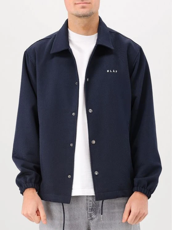Ølaf Overshirt Donkerblauw Coach Jacket