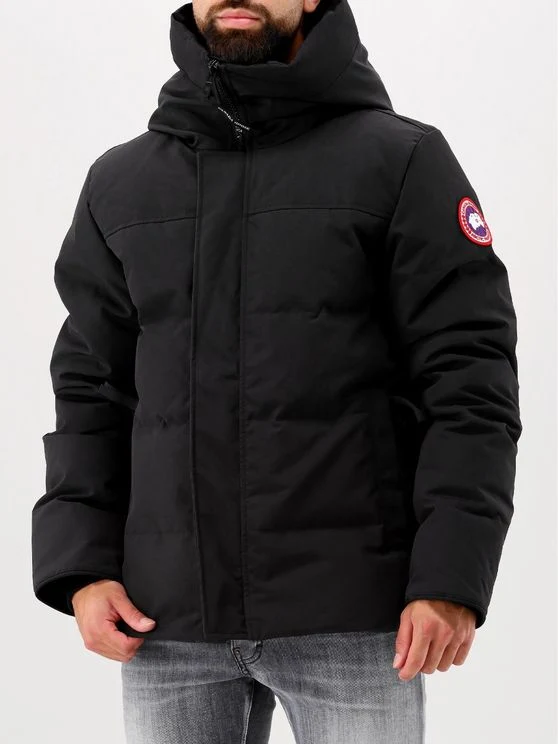 Canada Goose Gewatteerde Jas Zwart MacMillan