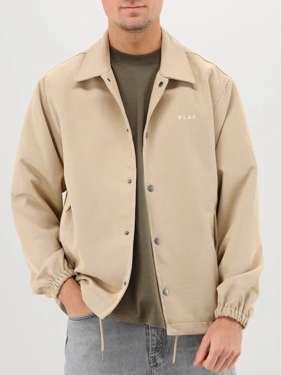 Ølaf Overshirt Beige Coach Jacket