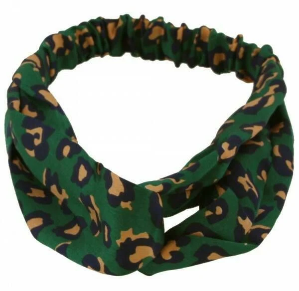 Haarband | Cheetah Green