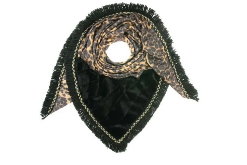 Omslagdoek/Vachtsjaal Triangle Leopard