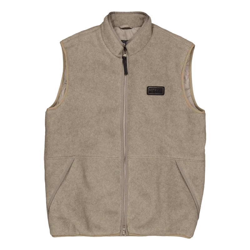 B.intl Ellesmere Fleece Gilet Brindle