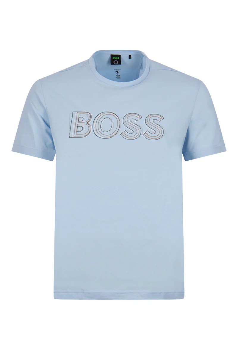 HUGO BOSS T-SHIRT 50472399 tee1 L-BLAUW