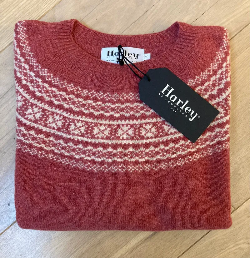 Harley of Scotland Fair Isle Trui | Cinder