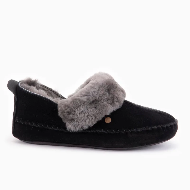 Barrine Dames Suède Black