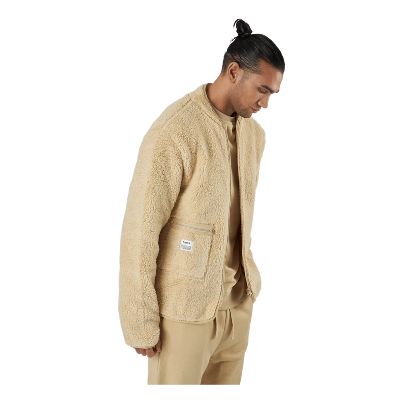 Fleece Jacket Beige