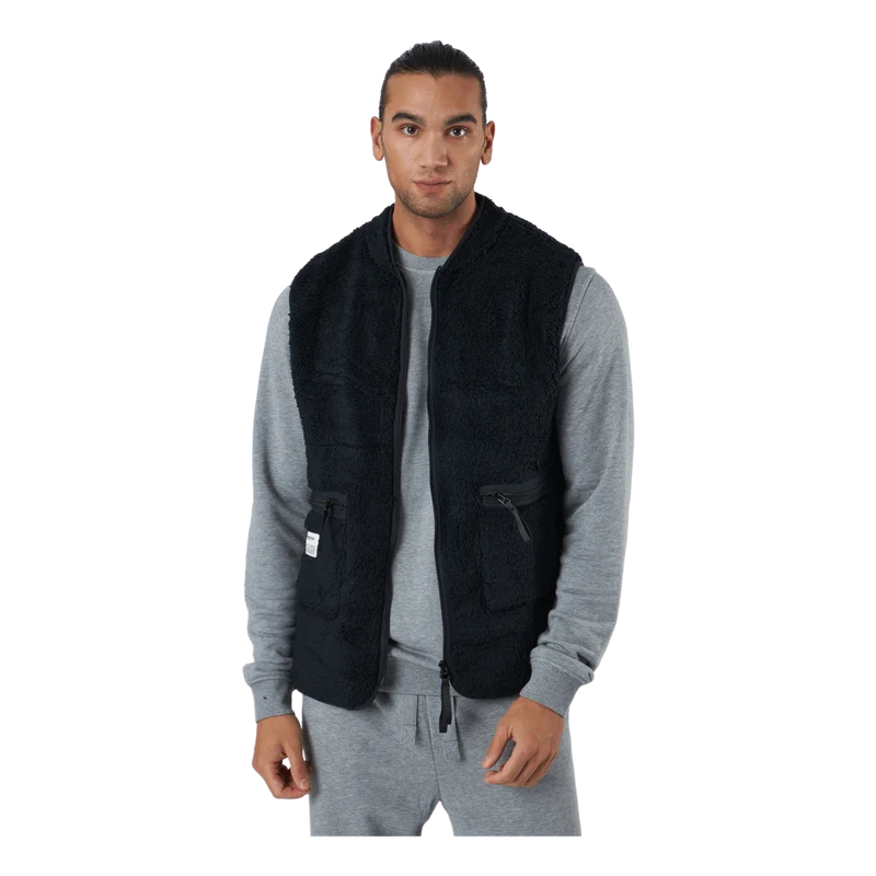 Fleece Vest Black