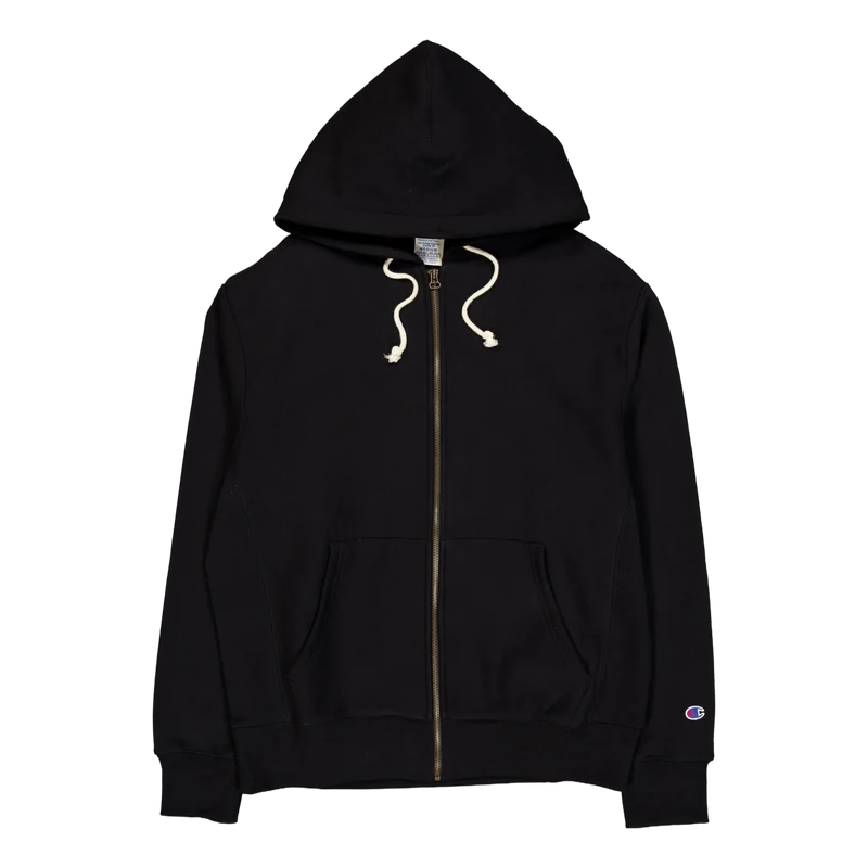 Hooded Full Zip Sweatshirt Black Beauty