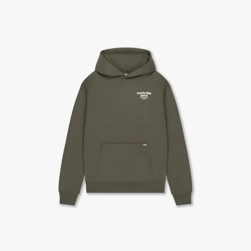 CROYEZ SWEATER FRATERNITE HOODIE GROEN