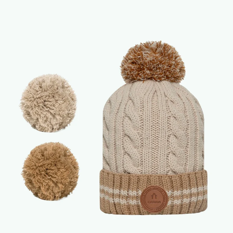 Beanie Creamy Gin New Beige Polar