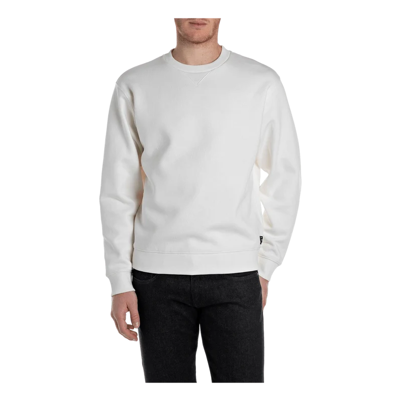 Crew Neck Sweatshirt 011 Natural White