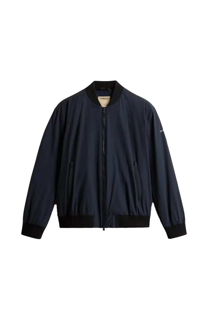 WOOLRICH JAS MATT STRECH BOMBER D-BLAUW