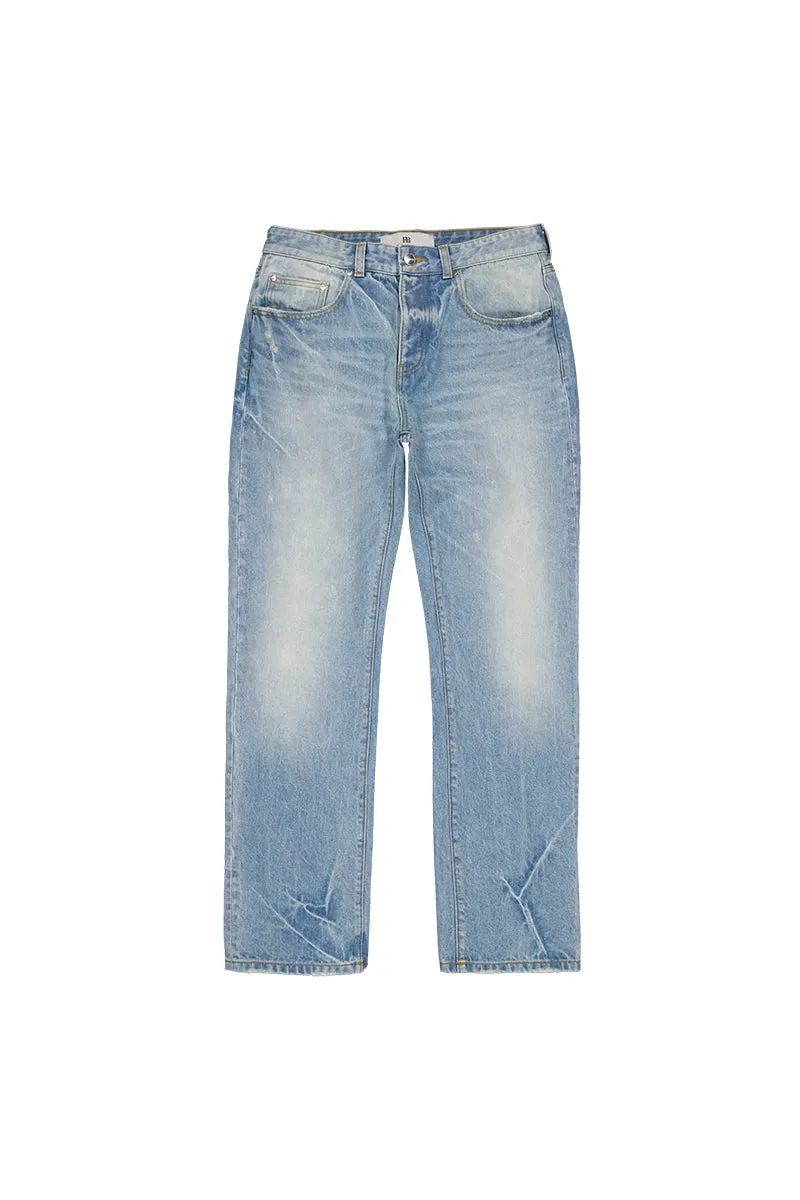 Fearless Blood JEANS FB-STRAIGHT L-BLAUW