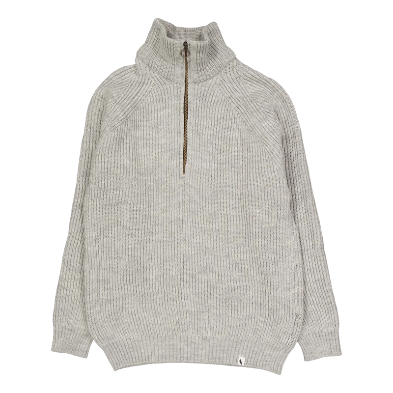 Ford Zip Neck Lt Grey