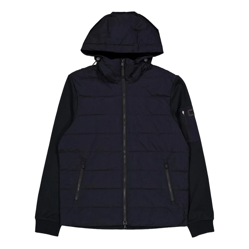 B.intl Stanley Hooded Quilted Black