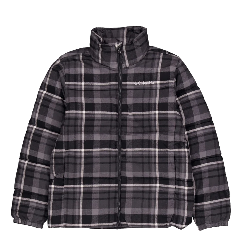 Puffect™ Novelty Jacket Black Multi Plaid