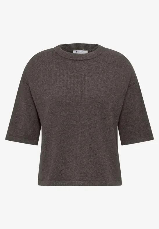 LTD_QR_3/4 sleeve basic sweat