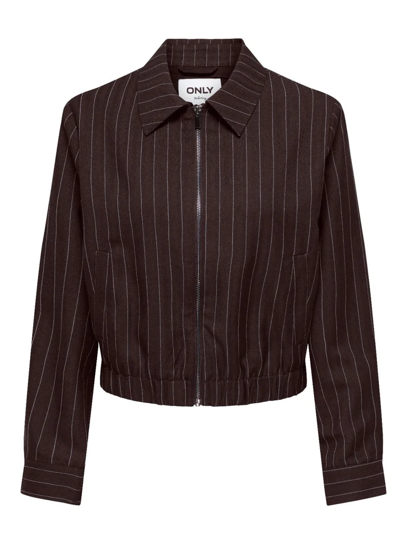 ONLALINE L/S PINSTRIPE BOMBER