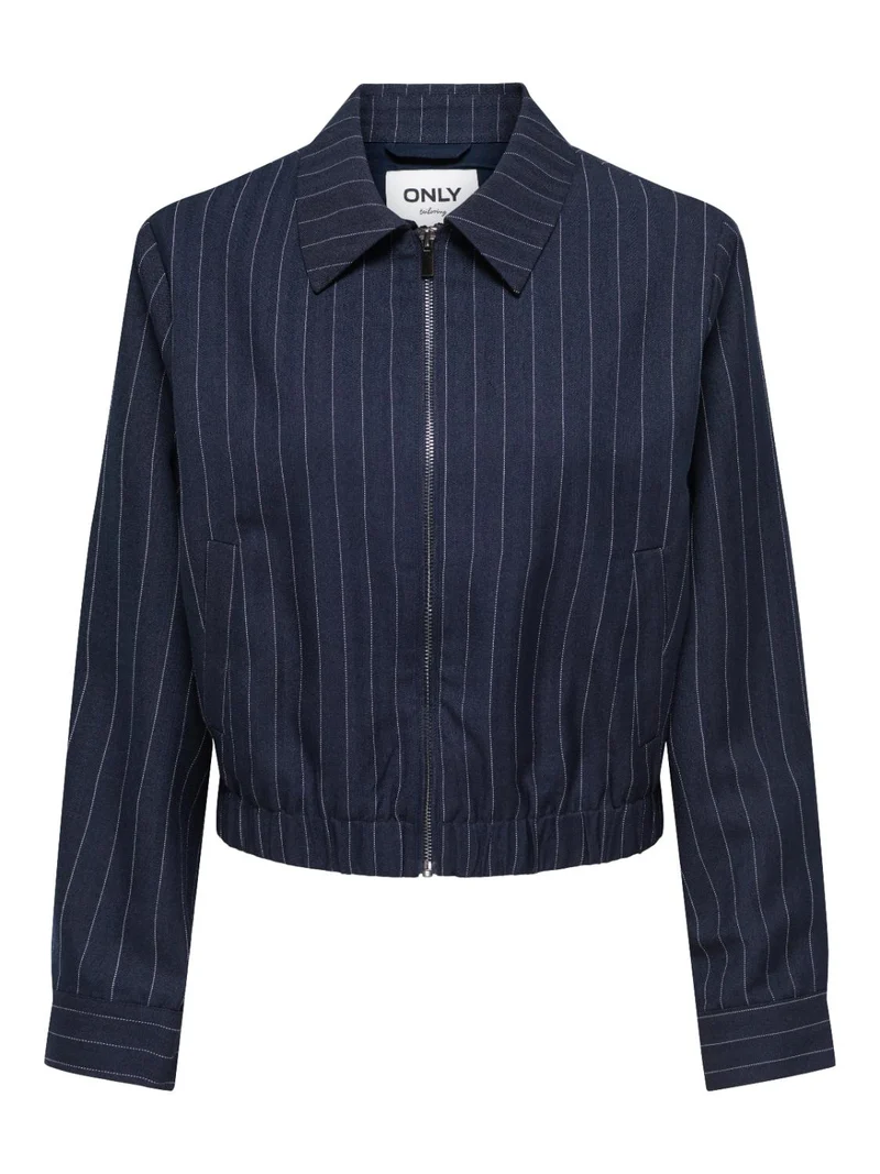 ONLALINE L/S PINSTRIPE BOMBER