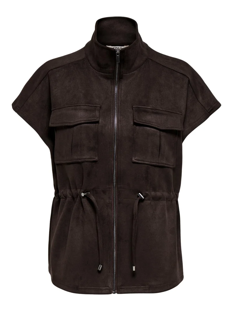ONLMIRA S/L FAUX SUEDE WAISTC