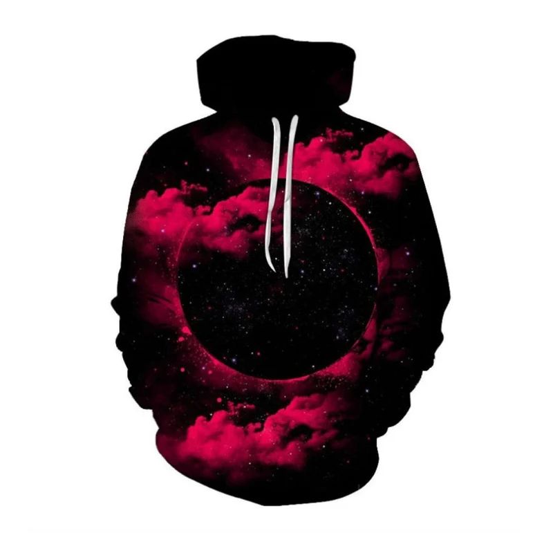 Sweatshirt met 3D-print van een sterrenhemel