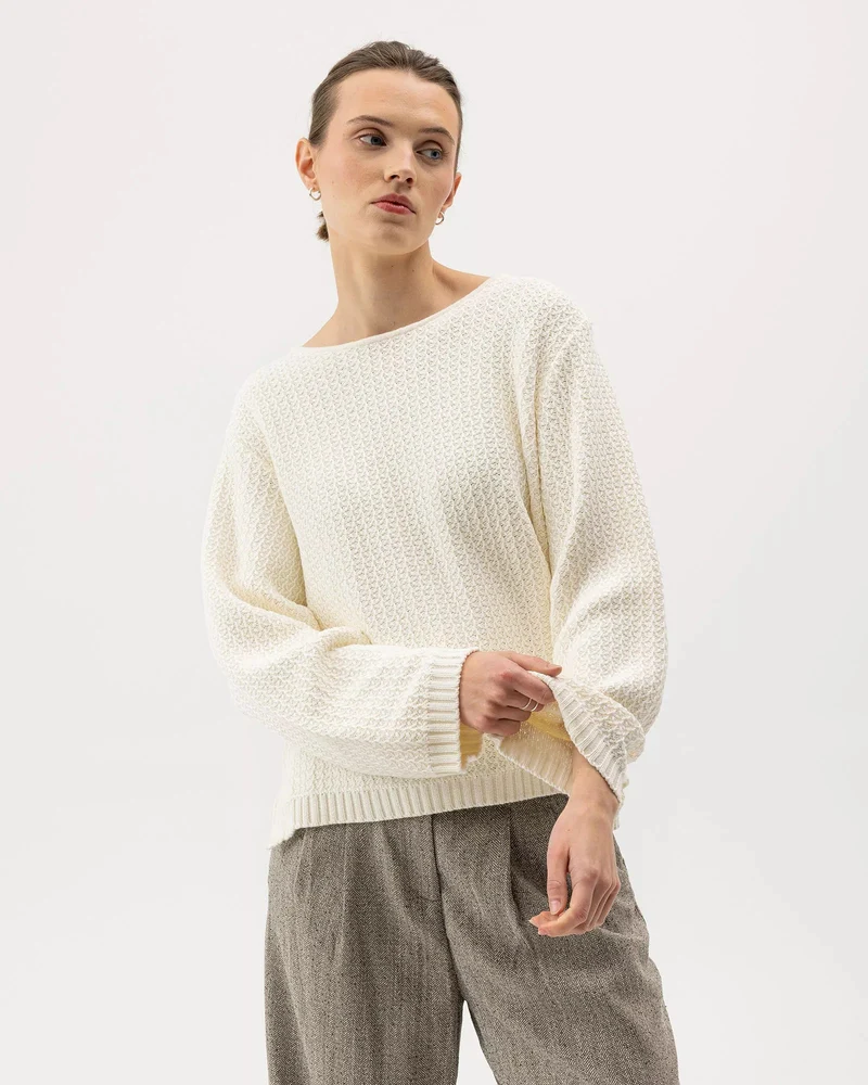 Nora Crew Dames | Holebrook Sweden | Off White