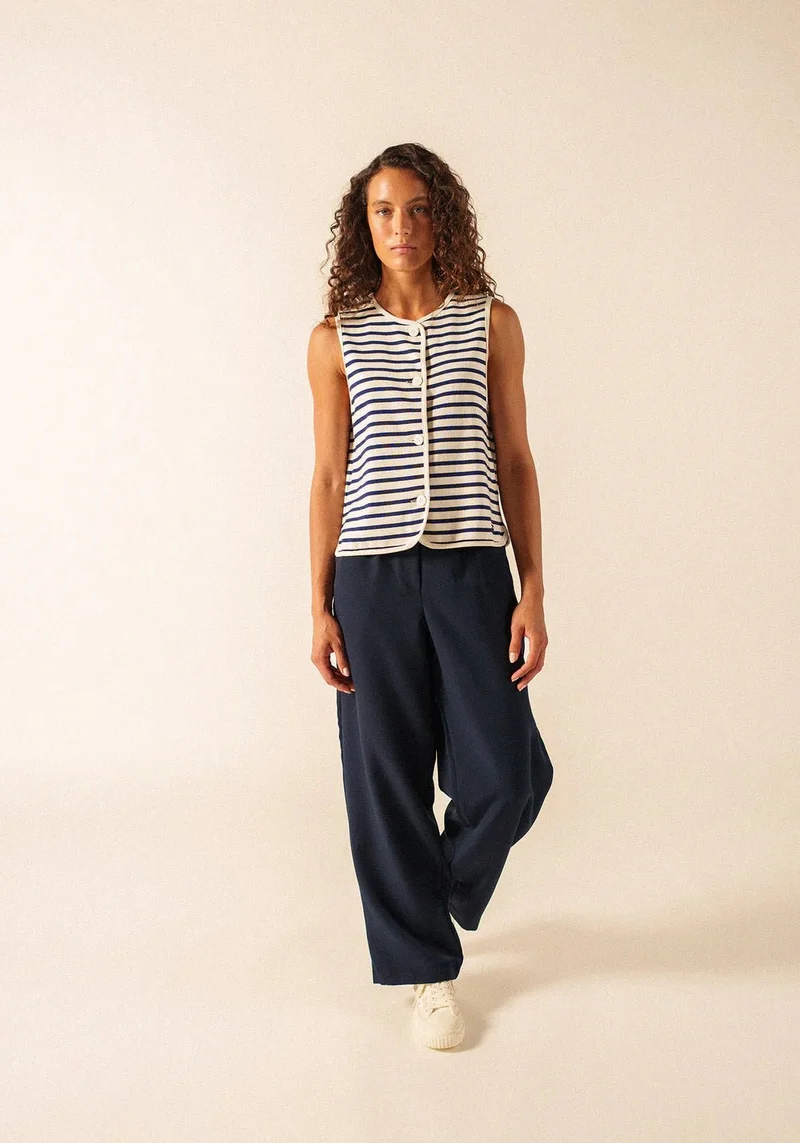 Saint James | Gouville | Ecru Marine