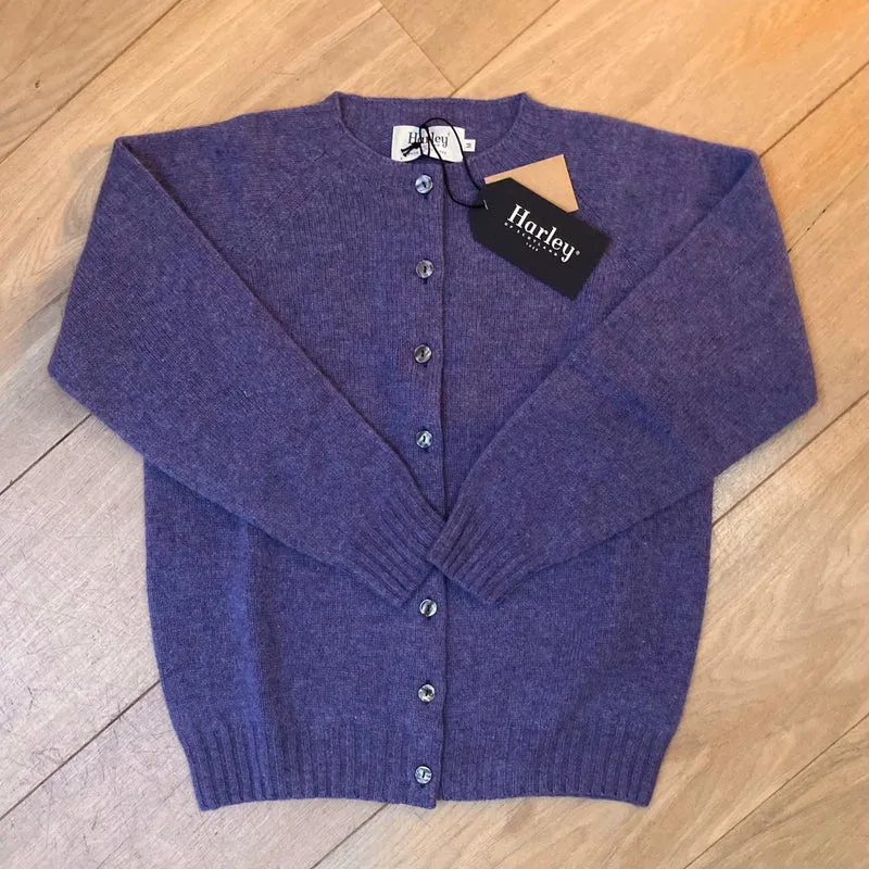 Harley of Scotland Shetland Vest Dames | Wisteria