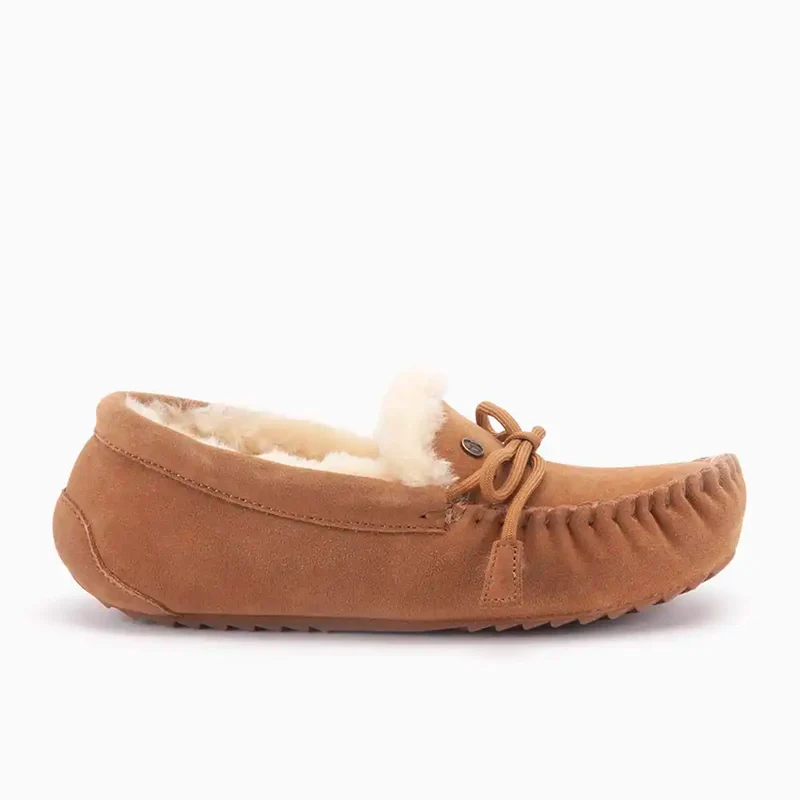 Warenda Dames Suède Cognac